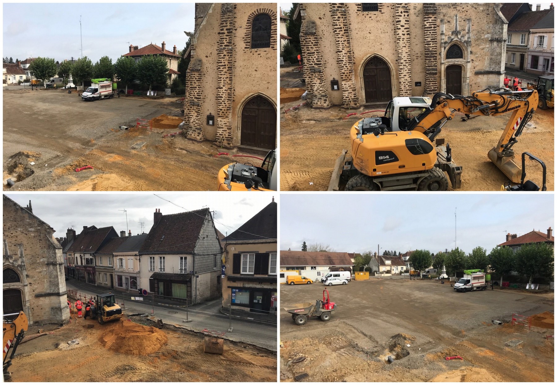 Les travaux démarrent à La Bazoche-Gouët (28)