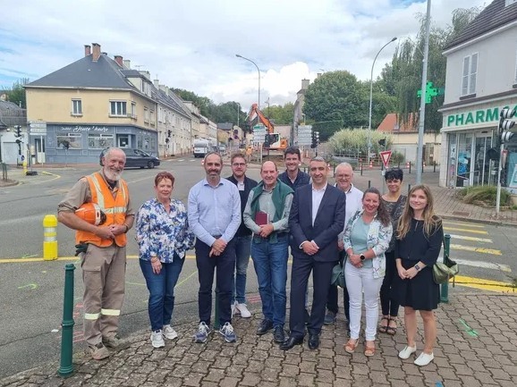 Coeur de village Lèves : la seconde phase des travaux commence